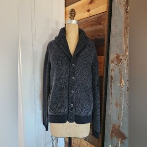 American Rag Men's 100% Cotton Dark Gray Cardigan